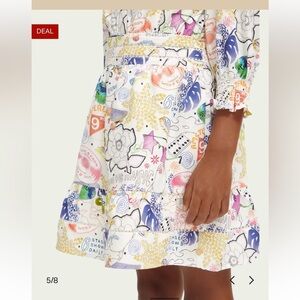 Scotch & Soda Girls Printed Mini Skirt Size 12 Multicolor